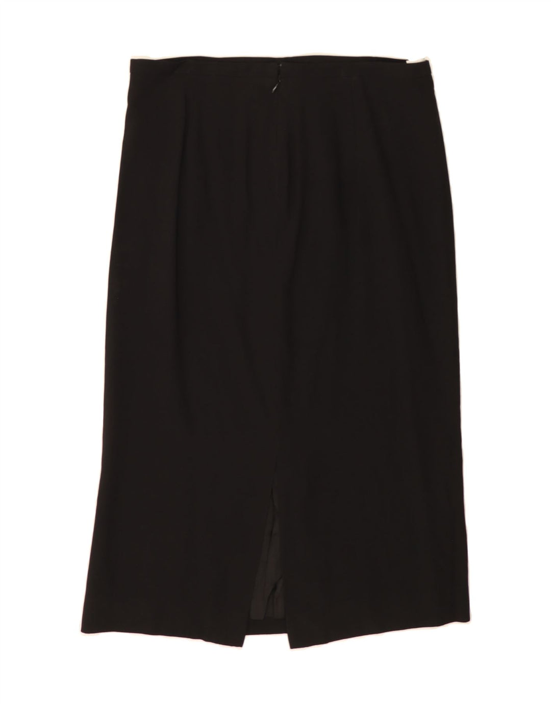 FERRE Womens Straight Skirt UK 16 Large W32  Black Acetate Vintage Ferre and Second-Hand Ferre from Messina Hembry 