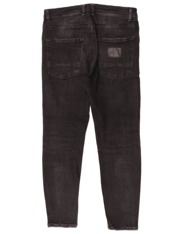 Zara Womens Crop Skinny Jeans EU 40 Medium W31 L25 Grå