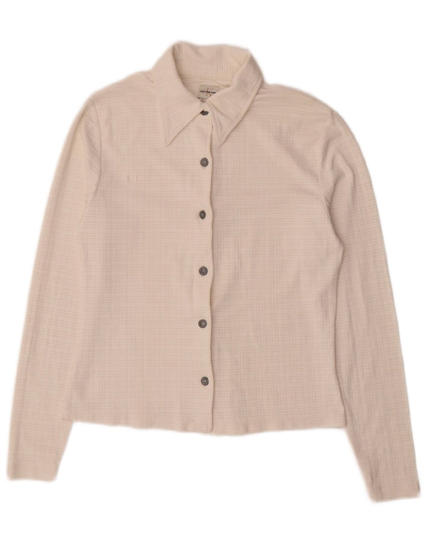 CALVIN KLEIN JEANS Pigeskjorte 11-12 år XL Off White