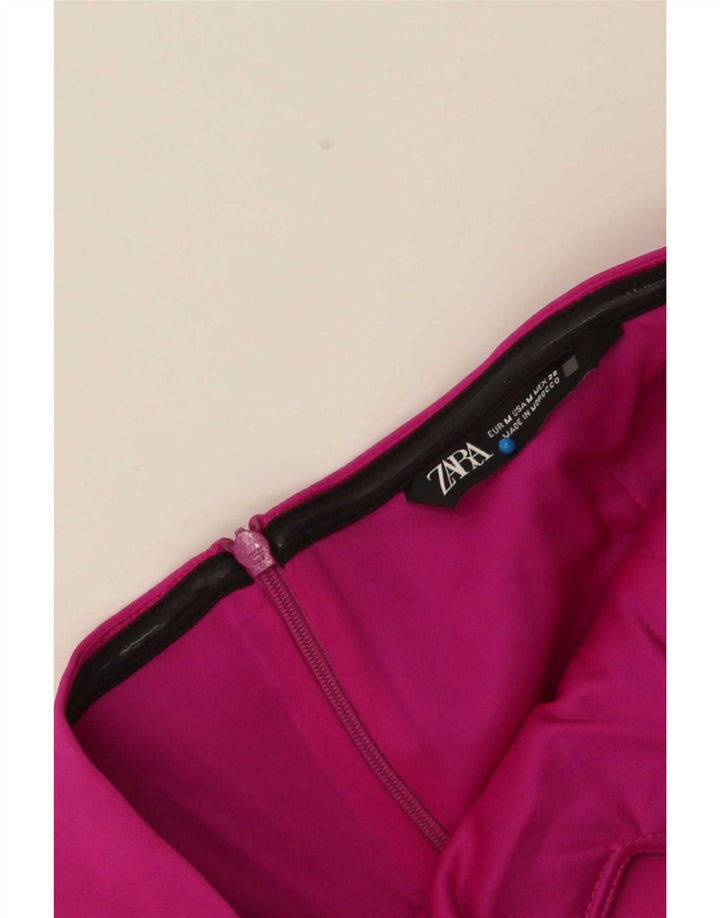 Zara Dame Stropløs Top UK 12 Medium Lilla