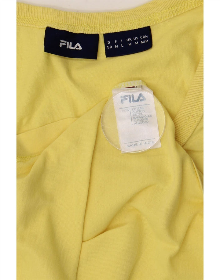 Fila Herrevest Top Medium Gul Bomuld