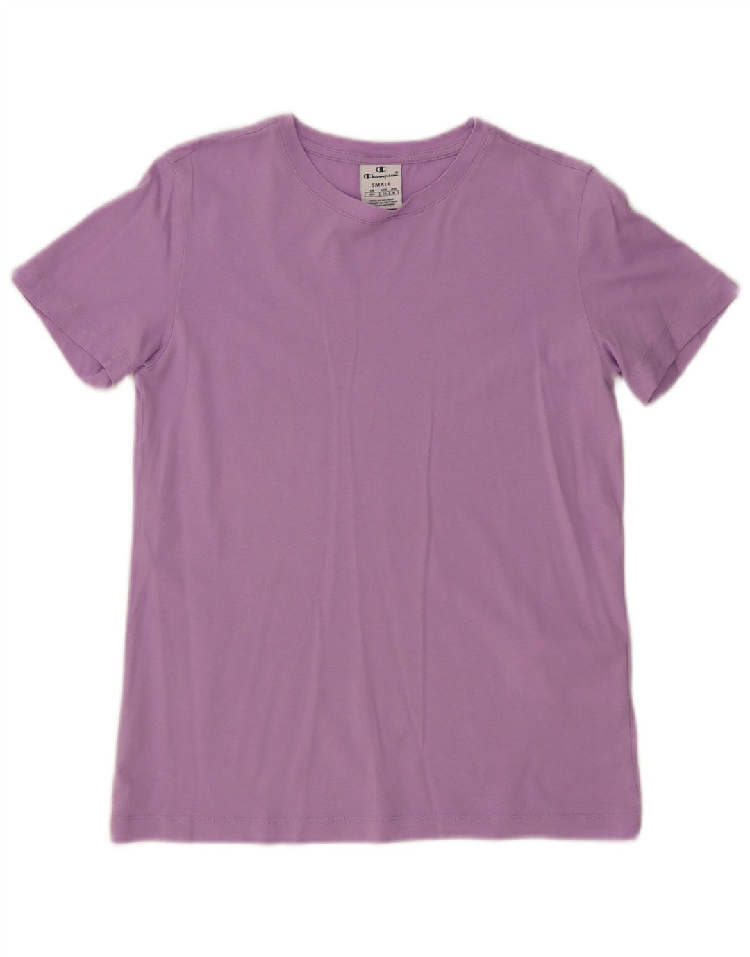 CHAMPION Dame T-Shirt Top UK 10 Lille Lilla Bomuld