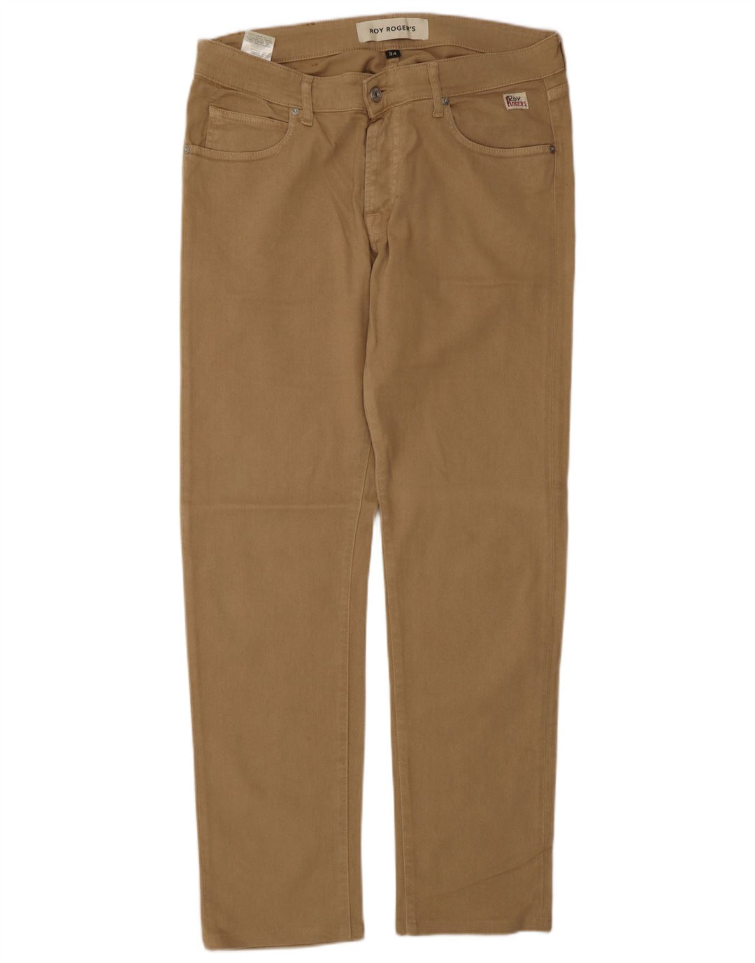Roy Rogers Straight Jeans til mænd W34 L32 brun bomuld