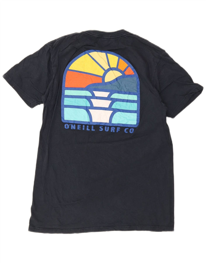 O'NEILL Herre Modern Fit Grafisk T-shirt Top Medium Marineblå Bomuld