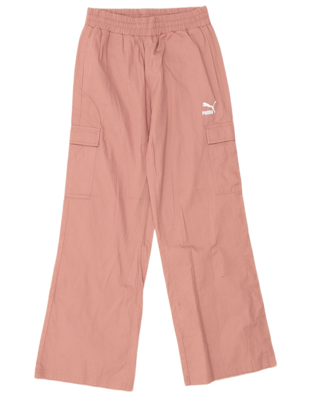 Puma Cargo-bukser med brede ben til kvinder Medium W30 L30 Pink bomuld