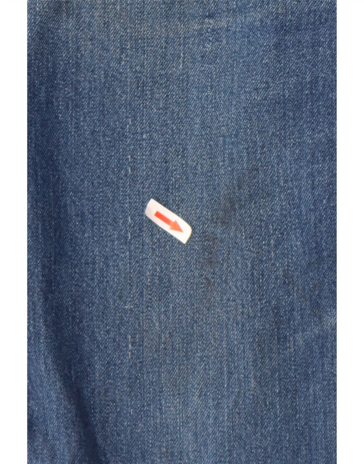 Wrangler Herre Texas Straight Jeans W38 L32 Blå Bomuld