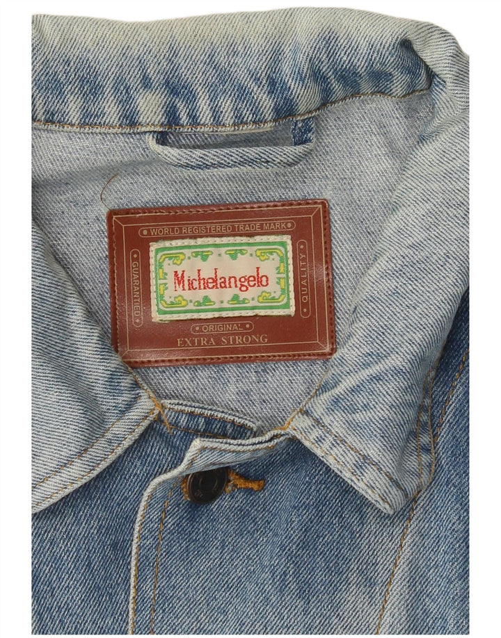 MICHELANGELO Herre denimjakke UK 40 Large Blue