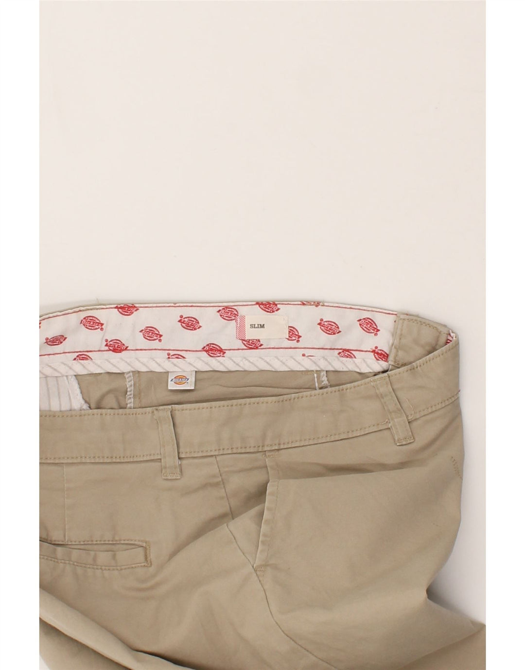 DICKIES Womens Bootcut Slim Chino Trousers W30 L32 Beige Vintage Dickies and Second-Hand Dickies from Messina Hembry 