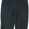 LEE Mens Chino Shorts W32 Medium Navy Blue Cotton
