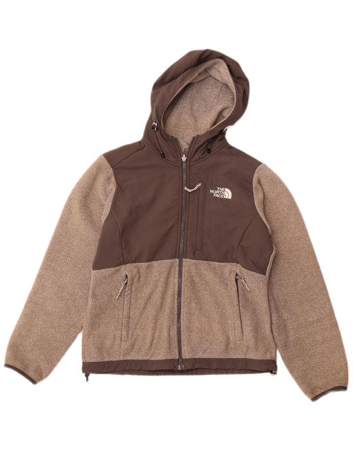 THE NORTH FACE Dame oversize fleecejakke UK 6 XS Grå Colourblock
