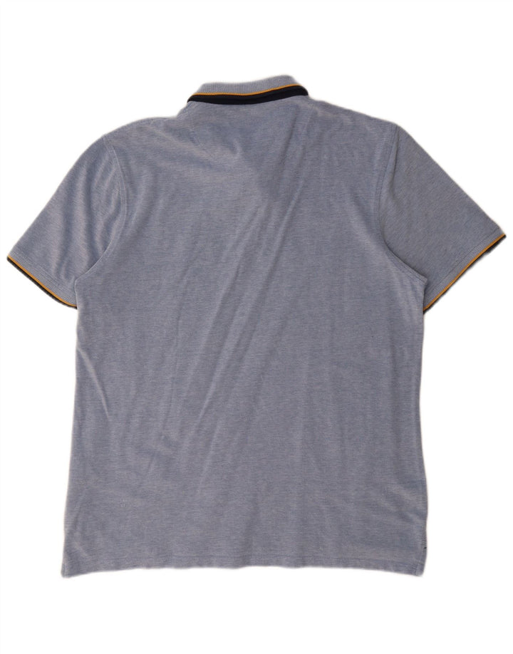 Jack & Jones herre poloskjorte 2XL blå bomuld