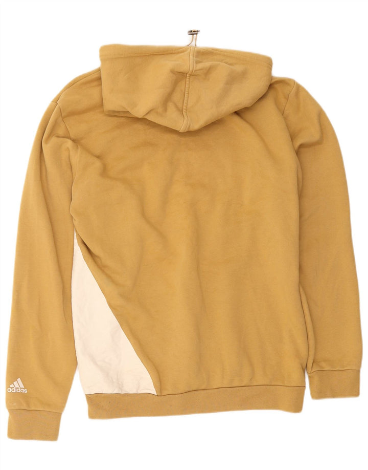 Adidas Grafisk hættetrøje til mænd mellem gul bomuld