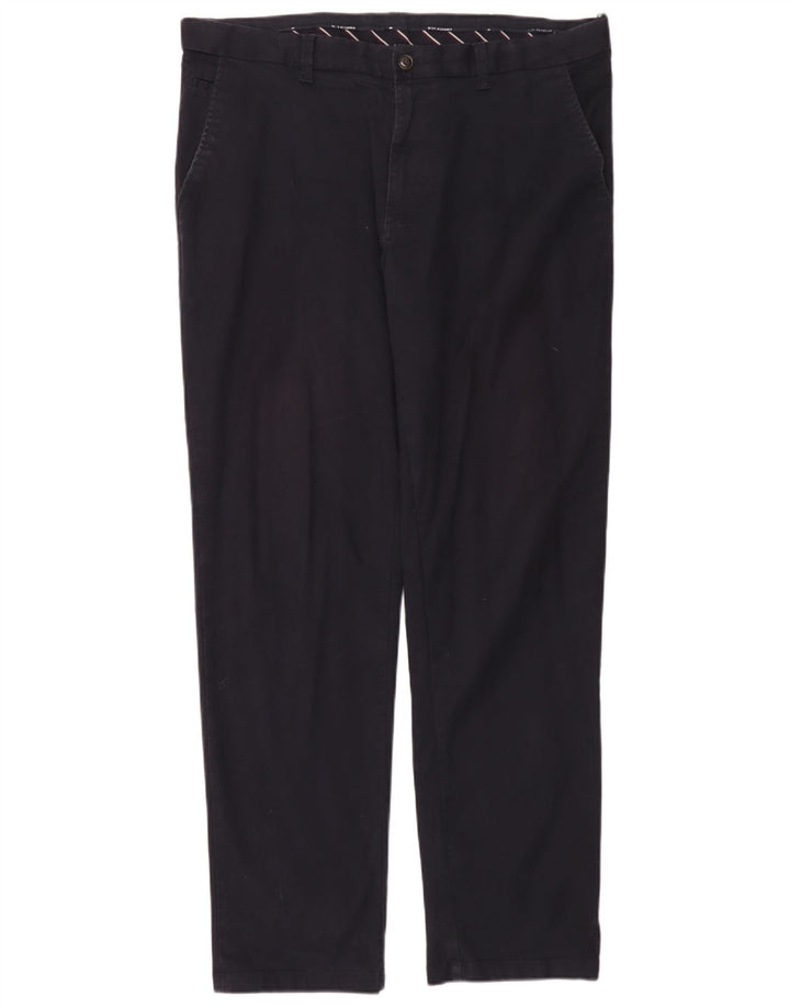 Marks & Spencer Herre Blue Harbor Slim Chino Bukser W38 L33 Navy Blue