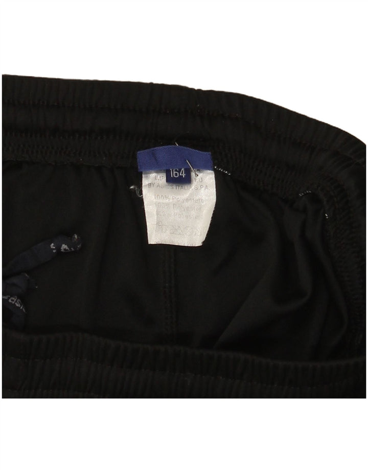Asics Boys Sports Shorts 13-14 År Sort Polyester