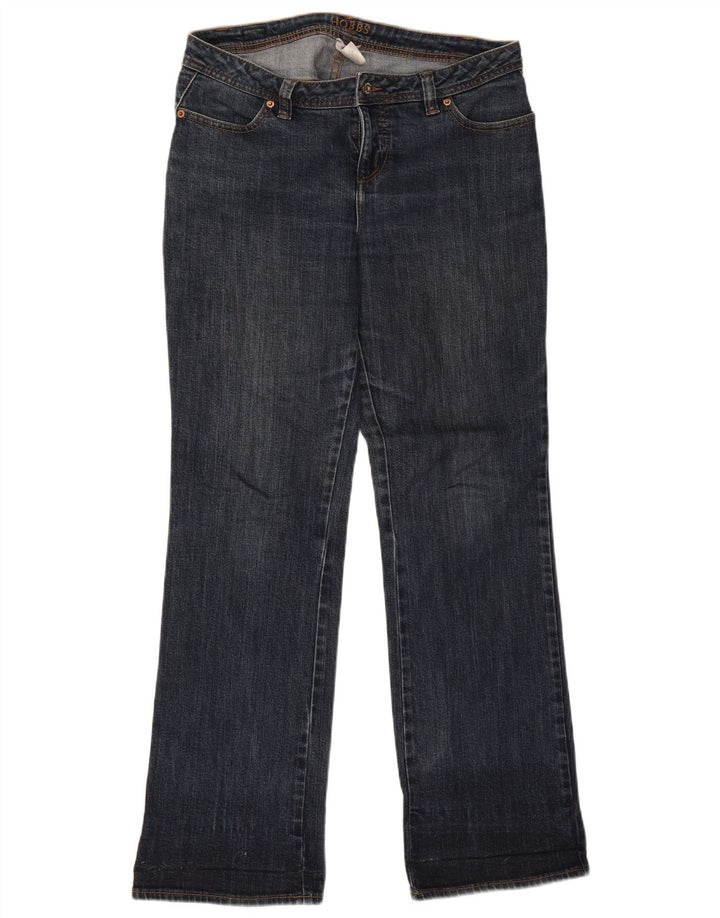 Hobbs Dame Bootcut Jeans UK 12 Medium W32 L32 Marineblå Bomuld