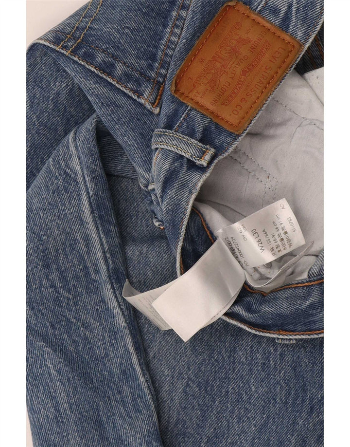 Levi's Straight Jeans til mænd W26 L30 blå bomuld