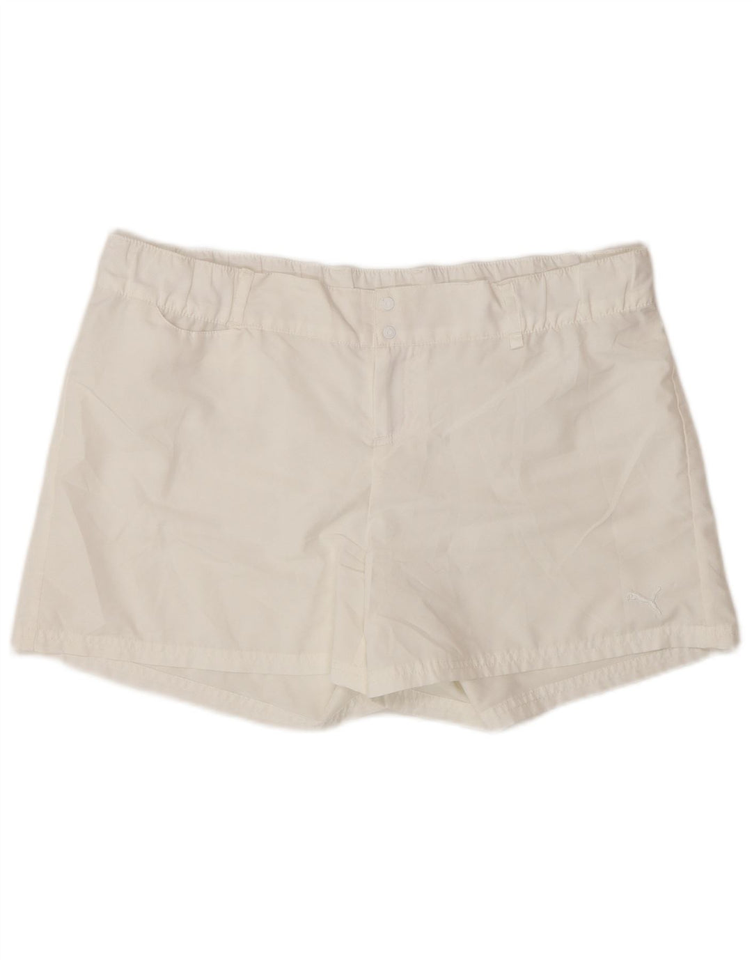 PUMA Casual Shorts til kvinder UK 16 Large W34 White