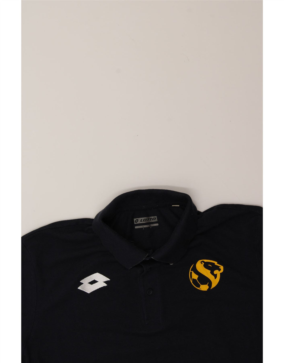 LOTTO Mens Polo Shirt Large Navy Blue Vintage Lotto and Second-Hand Lotto from Messina Hembry 