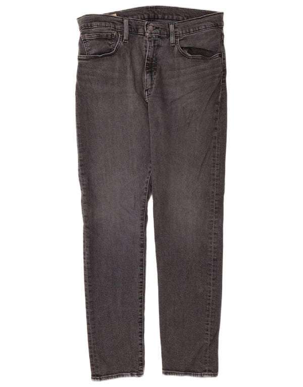 Levi's Herre 512 Slim Fit Tapered Jeans W34 L32 Grå Bomuld