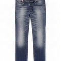 Diesel Dame Matic Slim Jeans W26 L28 Blå Bomuld