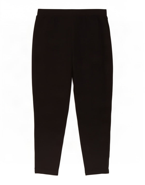 Marks & Spencer, koniske cropped bukser til kvinder UK 16 Large W32 L26 Black
