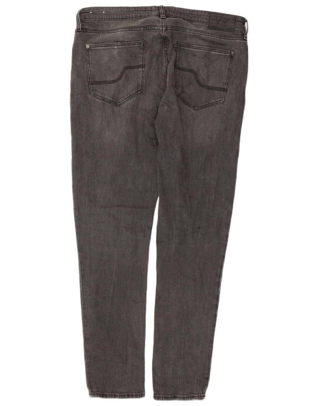 FAT FACE Herre Super Slim Jeans W38 L31 Grå Bomuld
