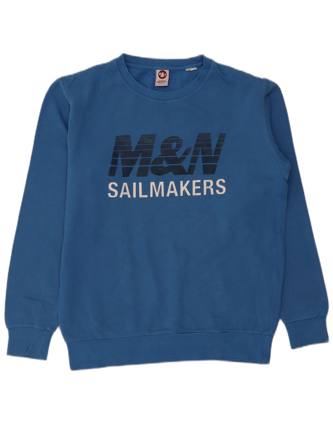 MURPHY & NYE Herre Sailmakers Graphic Sweatshirt Jumper Large Blue