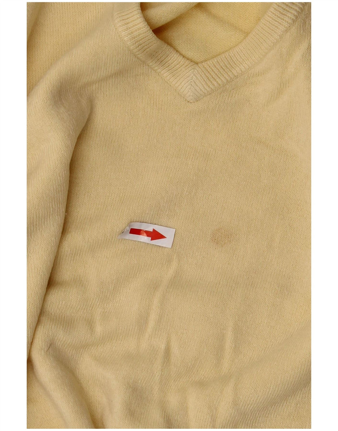 Marks & Spencer Herre Autograf V-hals sweater Stor Gul Akryl