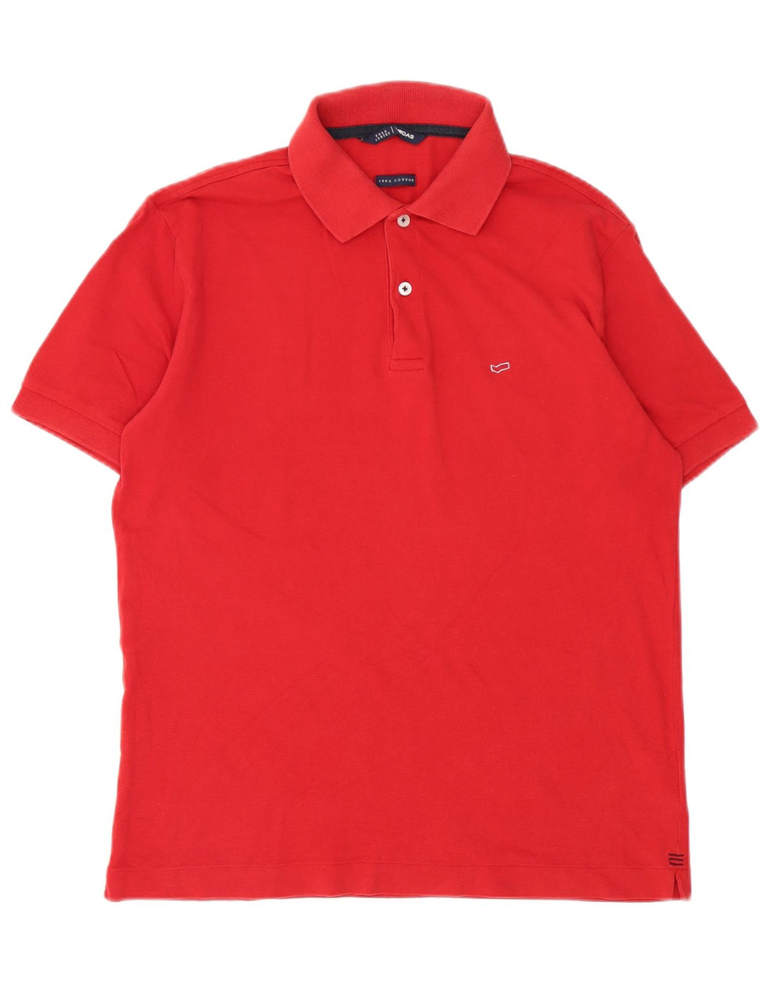 Gas Poloshirt til mænd Medium rød bomuld