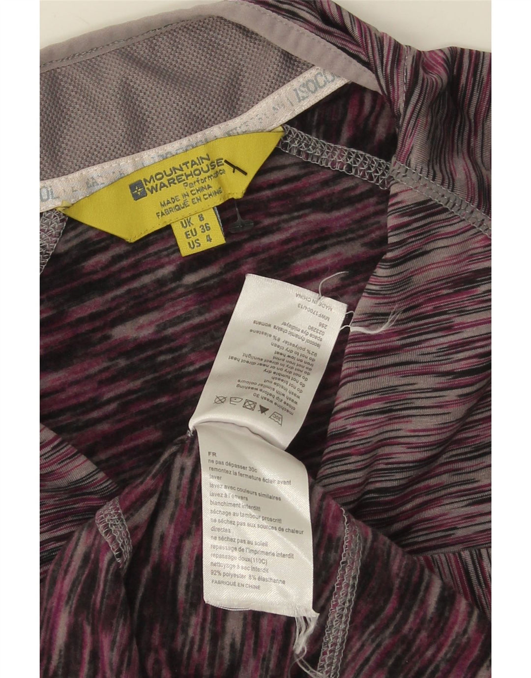 Mountain Warehouse Dame Pullover Træningsdragt Top UK 8 Small Multicolored