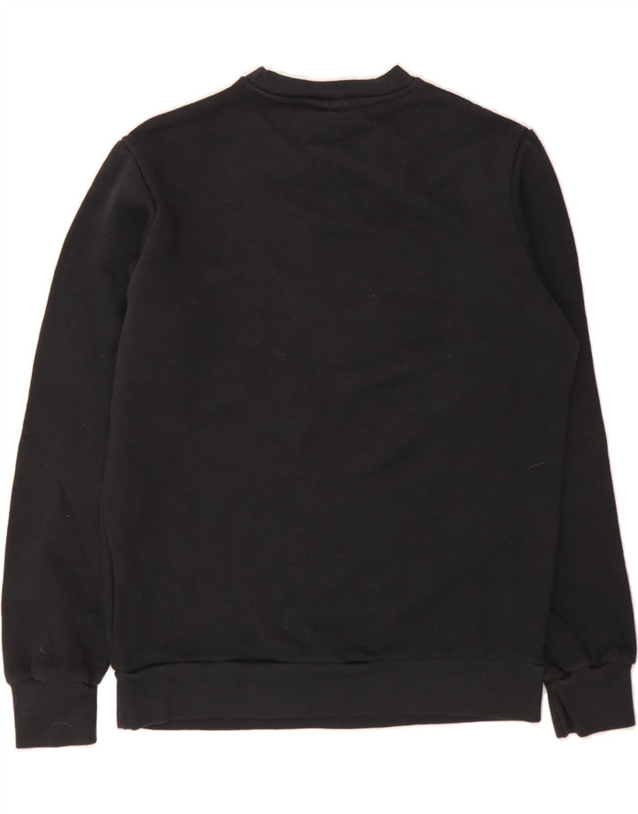 FILA Mens Sweatshirt Jumper Small Black Cotton Vintage Fila and Second-Hand Fila from Messina Hembry 