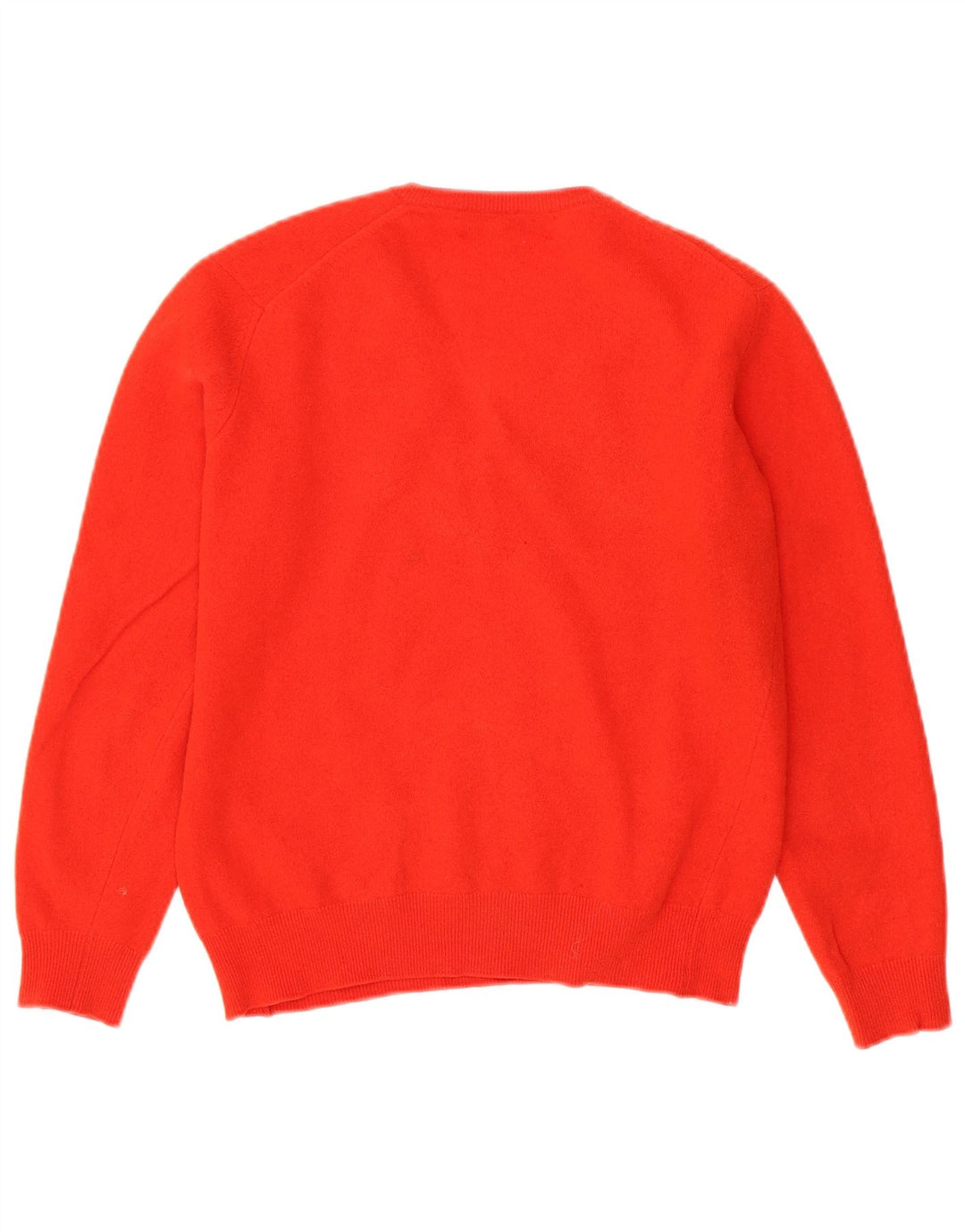 PRINGLE Womens Crop Oversized V-hals sweater IT 40 Lille Rød
