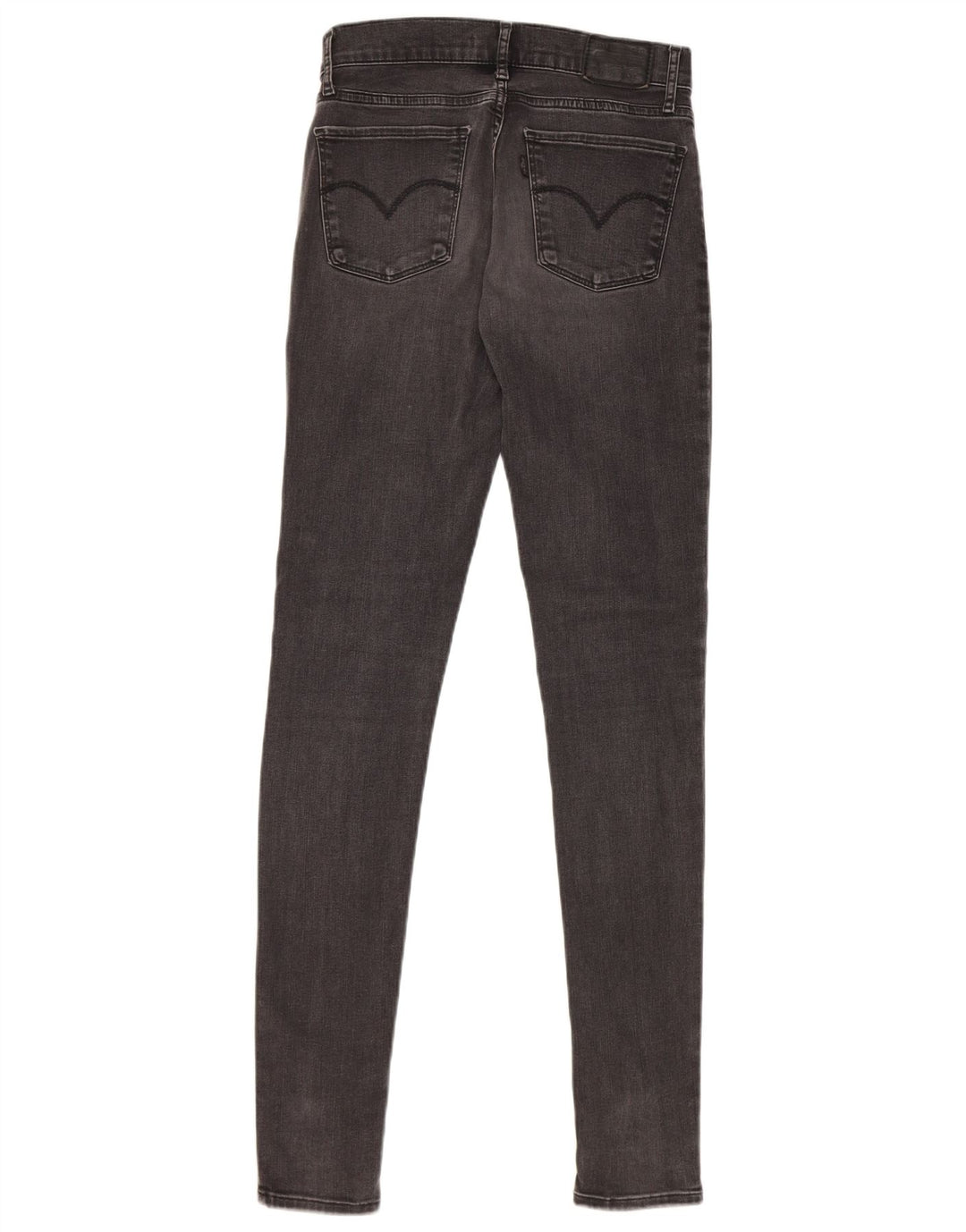Levi's Dame 710 Super Skinny Jeans W26 L32 Grå Bomuld