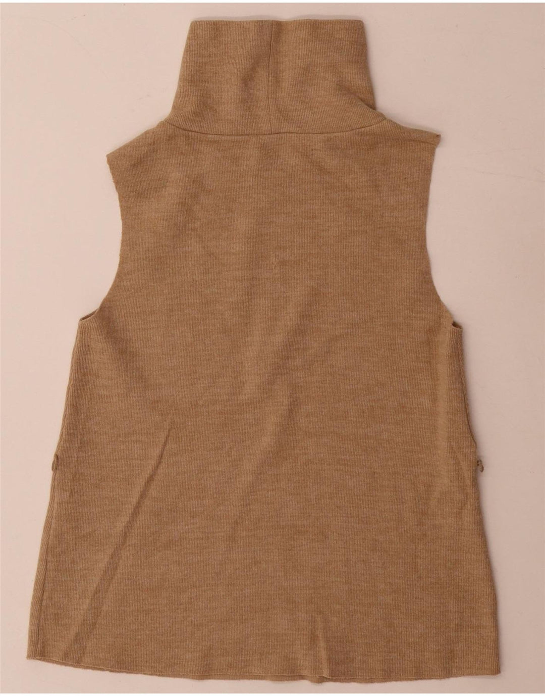 Zara Damevest Top UK 8 Small Beige Bomuld