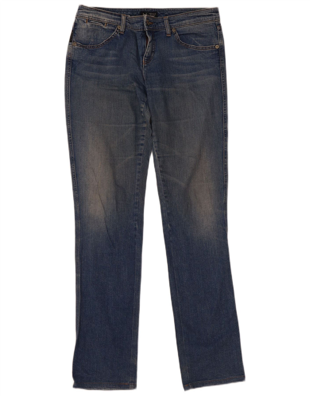 Armani Dame Slim Jeans W30 L33 Blå Bomuld