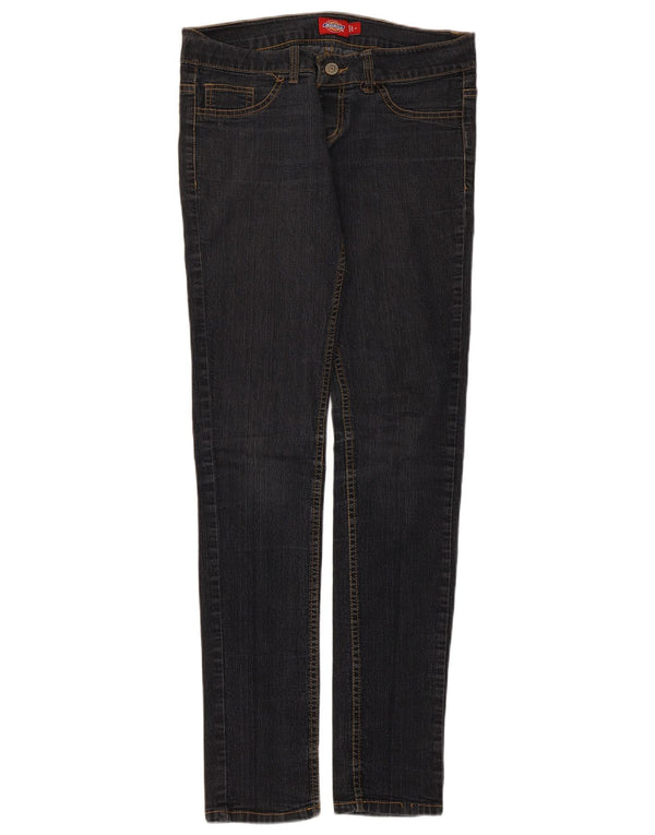 Dickies Kvinders Skinny Jeans US 5 Medium W30 L31 Sort Bomuld