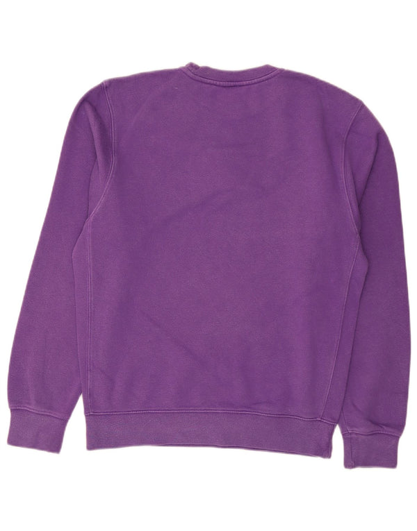 Nike Herre grafisk Regular Fit Sweatshirt Jumper XS Lilla bomuld