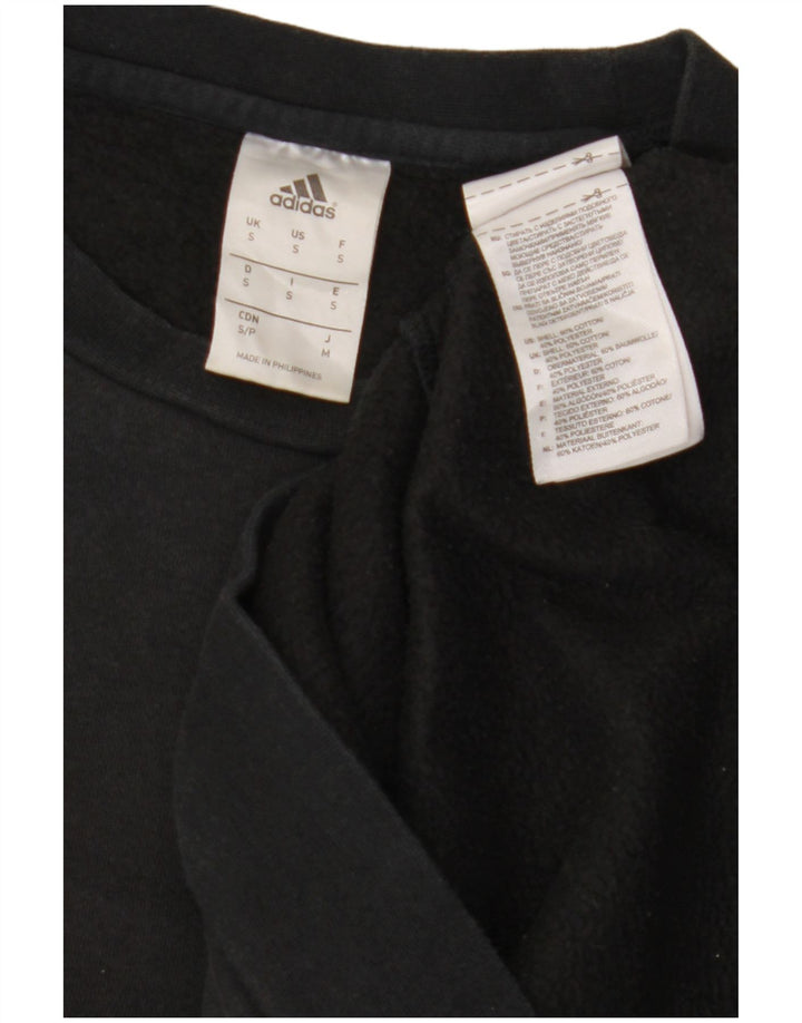 Adidas Sweatshirt til mænd, lille sort bomuld