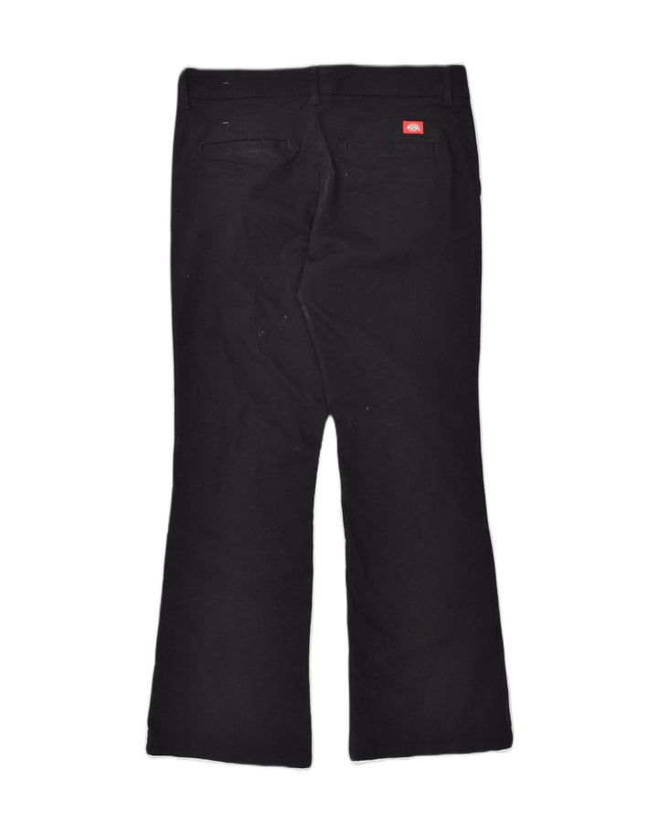 DICKIES Womens Bootcut Casual Trousers W32 L29 Black Cotton | Vintage Dickies | Thrift | Second-Hand Dickies | Used Clothing | Messina Hembry 