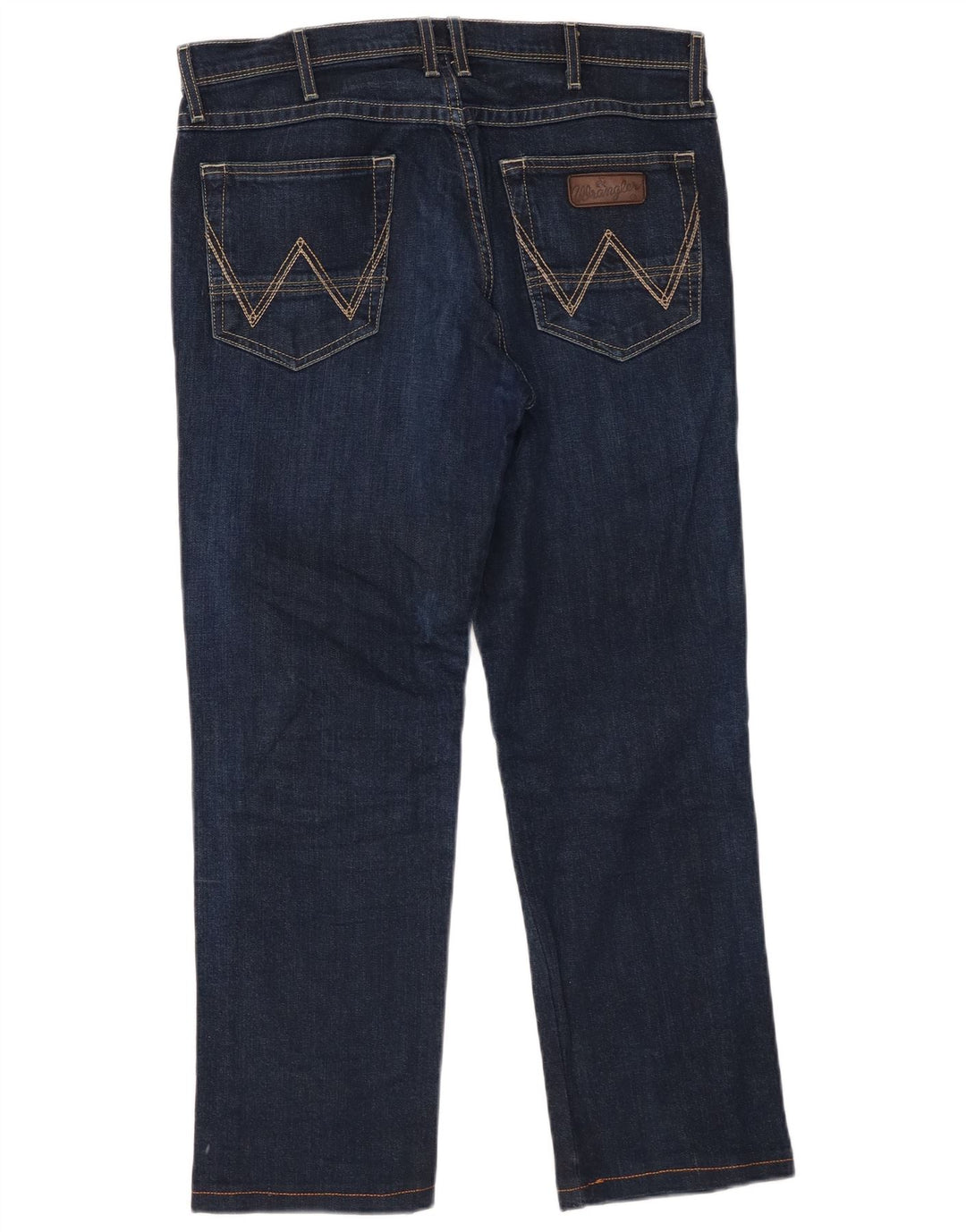 WRANGLER Herre Roxboro Straight Jeans W32 L34 Blå Bomuld