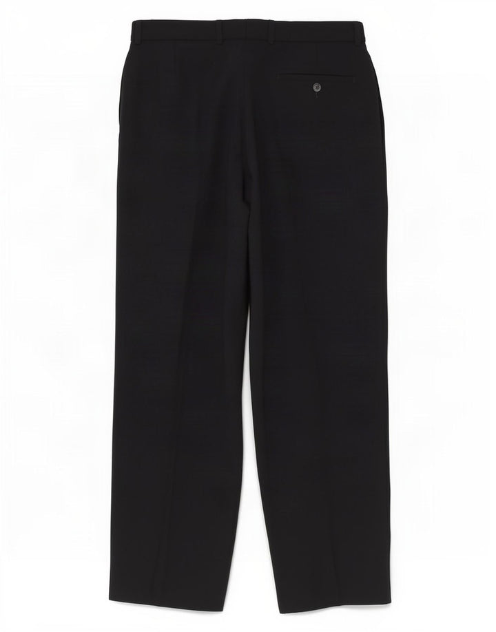 Marks & Spencer Herre Pegged Suit Bukser W34 L29 Navy Blue Polyester