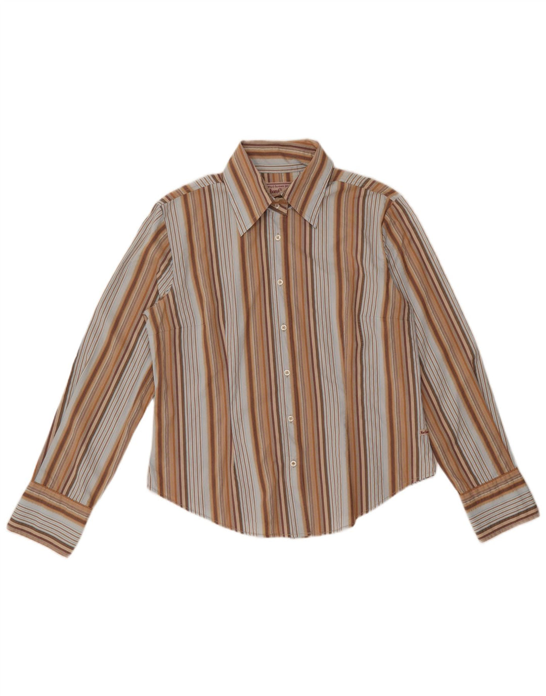 MARLBORO CLASSICS Dame Slim Fit skjorte UK 18 XL Flerfarvet stribet