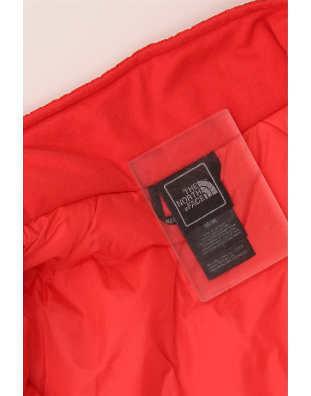 THE NORTH FACE Windbreaker Jacket til kvinder UK 14 Medium Rød Polyester