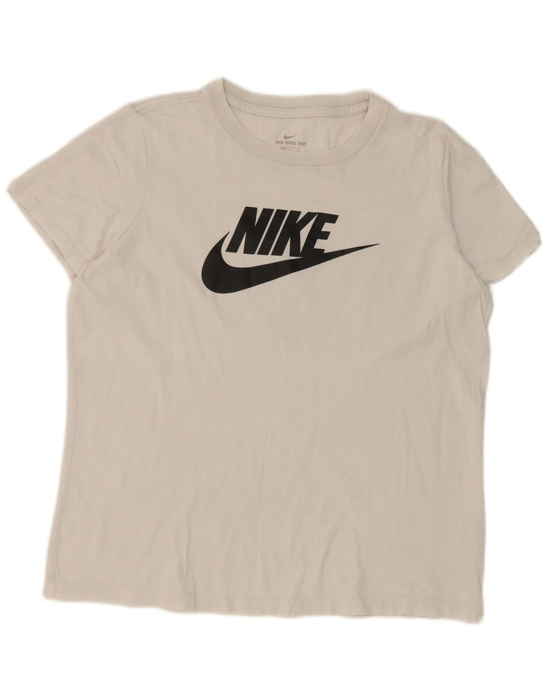 Nike grafisk T-shirt top til mænd, stor hvid bomuld
