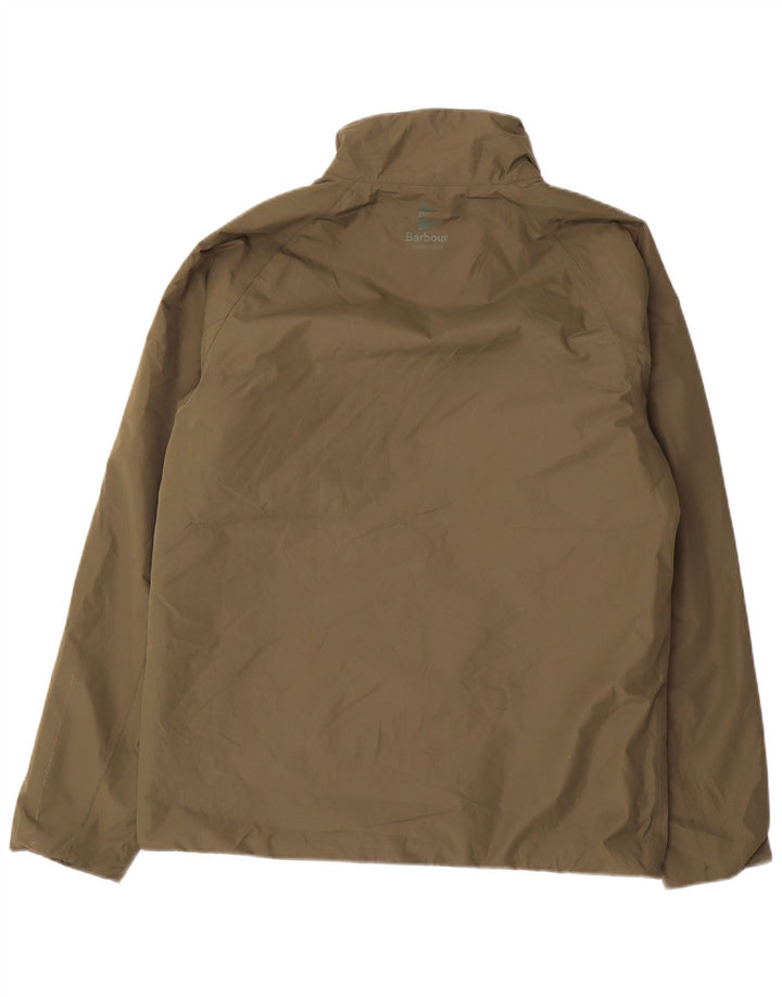 Barbour Herre Windbreaker Jacket UK 38 Medium Khaki Polyester