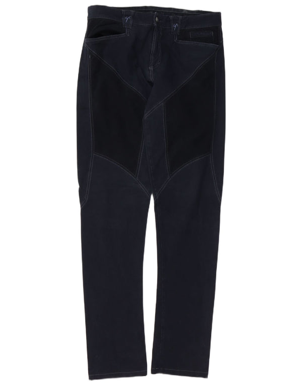 9.2 af Carlo Chionna Herre Slim Jeans W34 L36 Navy Blue Cotton