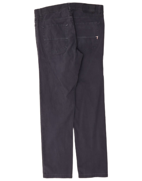Trussardi Straight Casual Bukser til mænd W33 L31 Marineblå