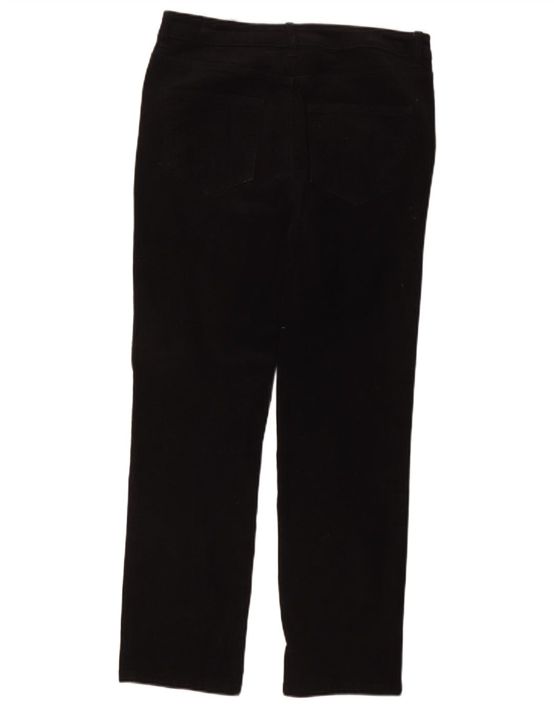 Marks & Spencer Damefløjlsbukser UK 12 Medium W32 L27 Sort