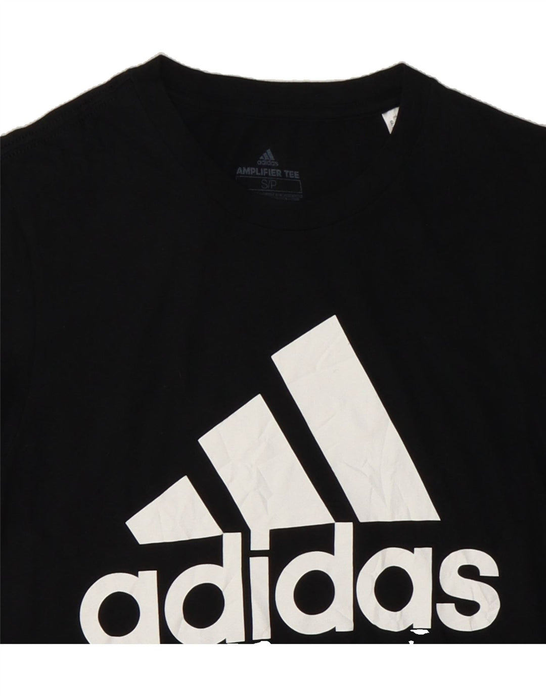 ADIDAS Mens Graphic T-Shirt Top Small Black Cotton Vintage Adidas and Second-Hand Adidas from Messina Hembry 
