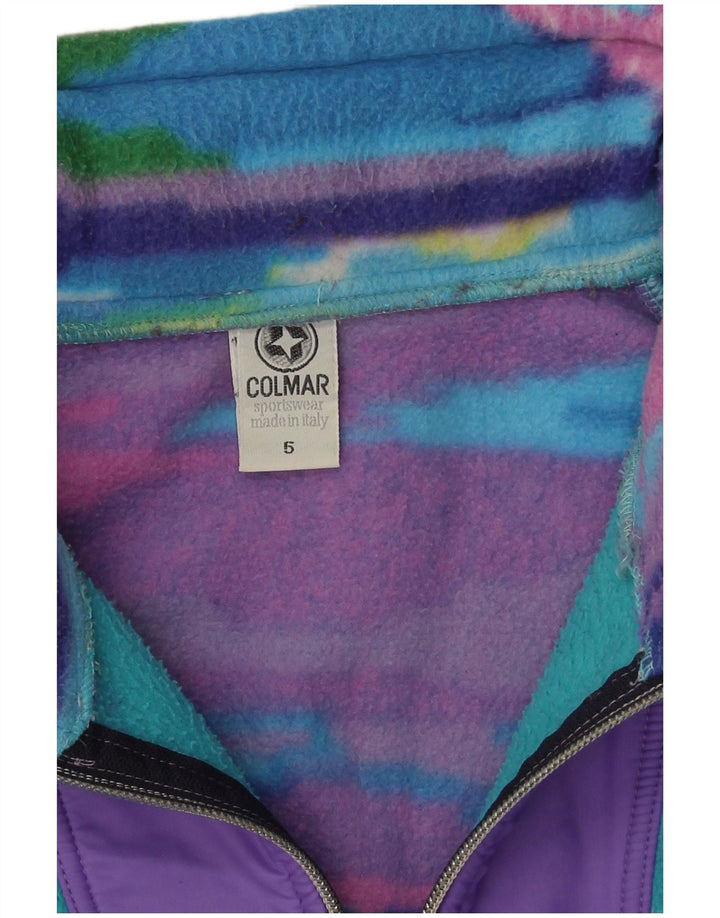 Colmar Fleece Jumper med lynlås til mænd XL Flerfarvet Colourblock Polyester